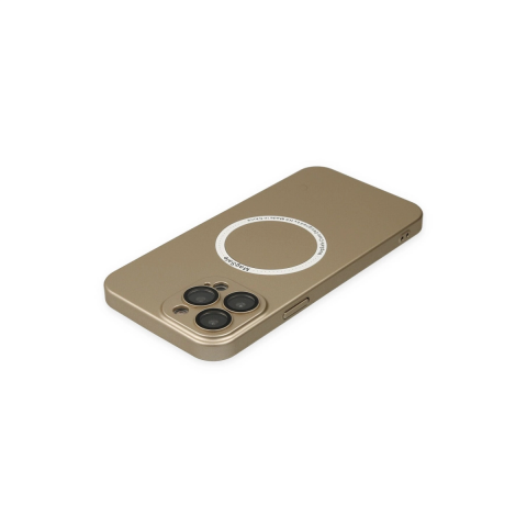 Apple İphone 13 Pro Kılıf Jack Magneticsafe Lens Silikon - Gold