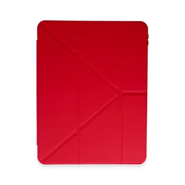 Xiaomi Pad 6 Kılıf Kalemlikli Mars Tablet Kılıfı - Kırmızı