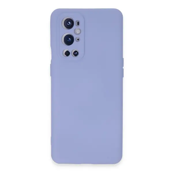 One Plus 9 Pro Kılıf Nano içi Kadife Silikon - Lila