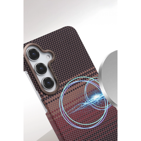 Samsung Galaxy A54 5g Vega Magsafe Kapak - Çöl Titanyum