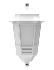 Mutlusan Flora Bahçe Armatürü Yarım Aplik Beyaz Ip 44 016 038 412100