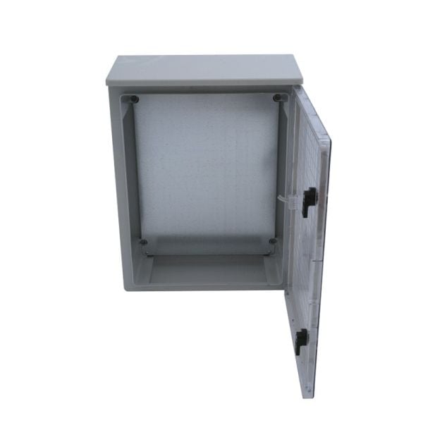 Çetinkaya ÇP 5613 Pano Taban Saclı 30x40x16,5 Şapkalı Şeffaf Kapaklı