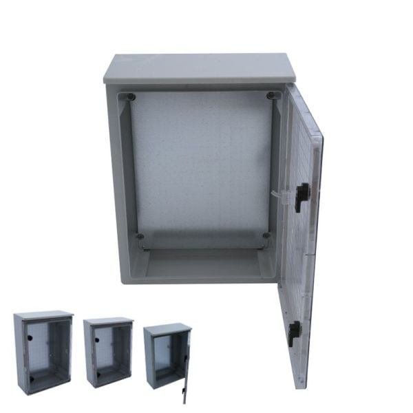 Çetinkaya ÇP 5617 Pano Taban Saclı 35x50x19,5 Şapkalı Şeffaf Kapaklı