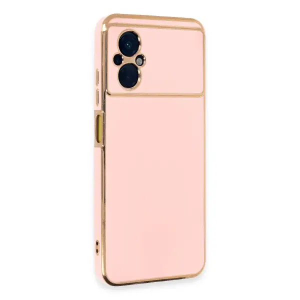 Xiaomi Poco M5 Kılıf Volet Silikon - Pembe