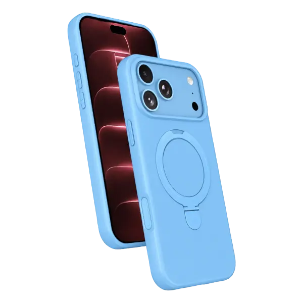Apple iPhone 18 Pro Max Regal Magsafe Standlı Kapak - Sierra Blue