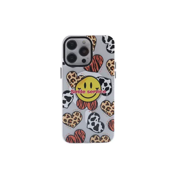 Apple iPhone 14 Pro Max Kılıf Apollo Magneticsafe Desenli Kapak - Apollo Şeffaf - 2