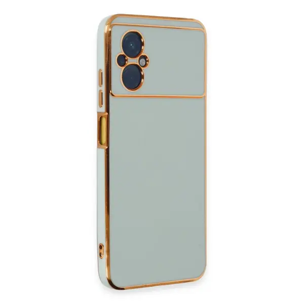 Xiaomi Poco M5 Kılıf Volet Silikon - Açık Yeşil