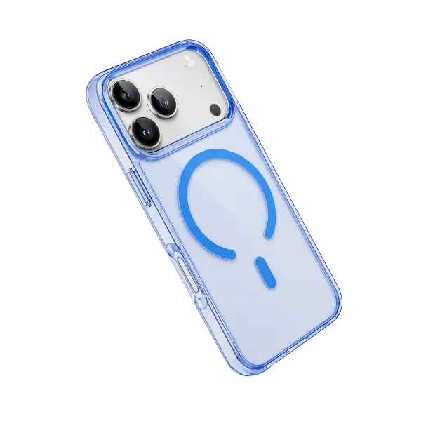 Apple iPhone 18 Pro/17 Pro Pc Real Magsafe Kapak - Sierra Blue