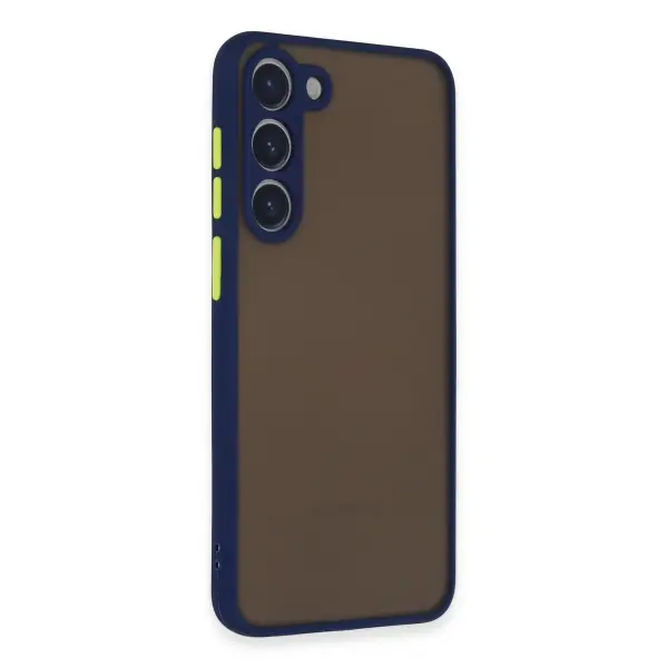Samsung Galaxy S23 Kılıf Montreal Silikon Kapak - Lacivert