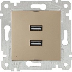 Mutlusan Rita Mek Tuş İkili Usb Şarj Priz i A. Altın 2200 449 0180