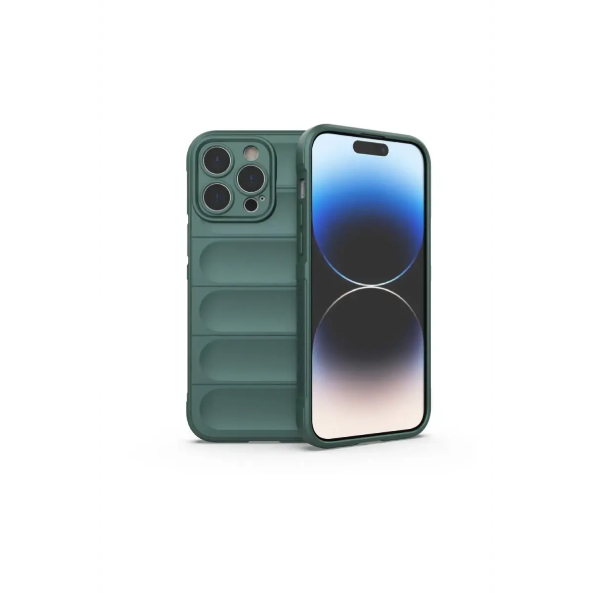 Apple iPhone 16 Pro Kılıf Optimum Silikon - Koyu Yeşil