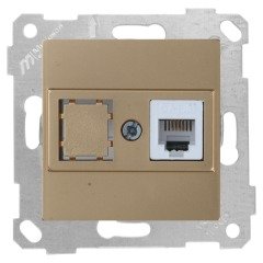 Mutlusan Rita Mek Tuş Telefon Priz i 1Xrj12 A. Altın 2200 125 0180