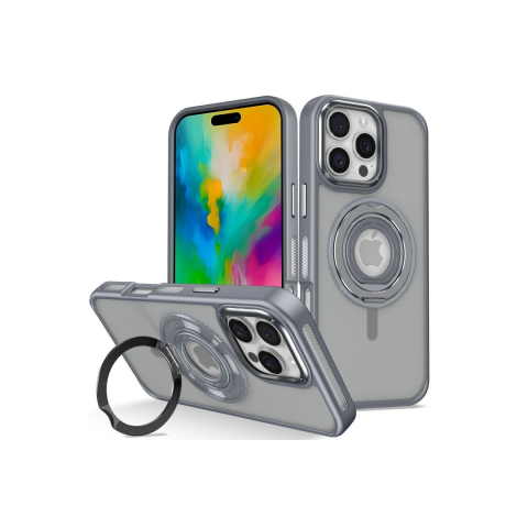 Joko Apple İphone 16 Pro Max Banza Magsafe Standlı Kapak - Titan Gri