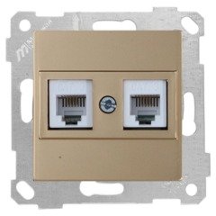 Mutlusan Rita Mek Tuş Telefon Priz i 2Xrj12 A. Altın 2200 126 0180