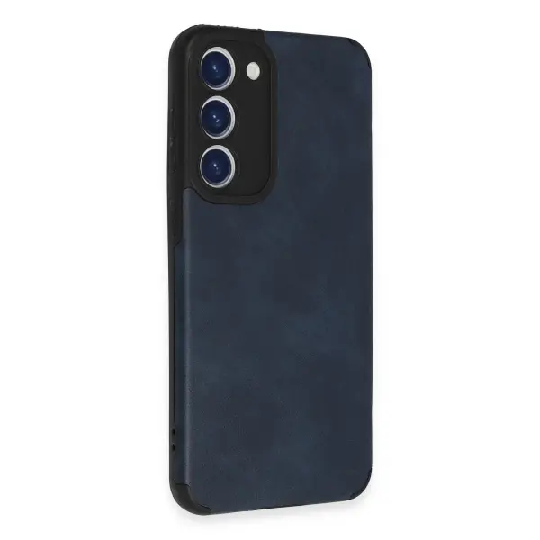 Samsung Galaxy S23 Plus Kılıf Loop Deri Silikon - Lacivert