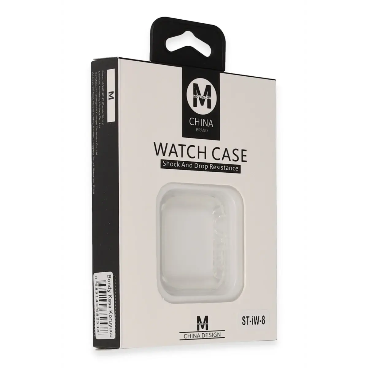 Movenchy Apple Watch Ultra 49mm Bondy Kasa Koruyucu - Beyaz