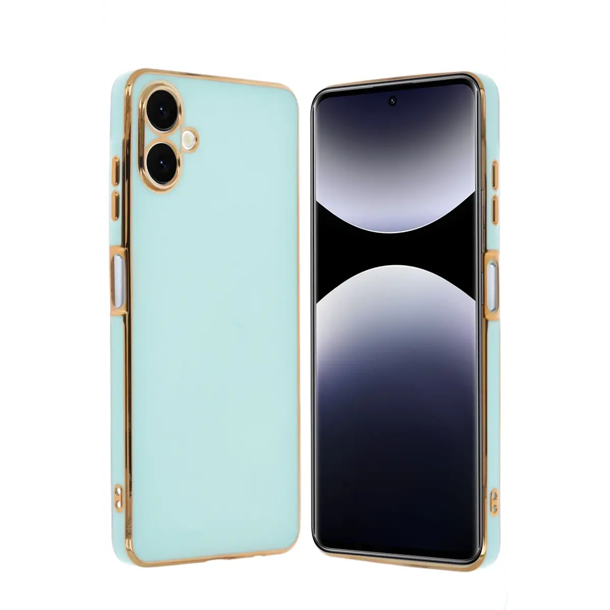 Samsung Galaxy A06 Kılıf Volet Silikon - Açık Yeşil
