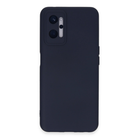 Realme 9i 4g Kılıf Nano İçi Kadife Silikon - Lacivert
