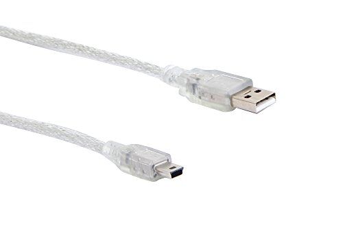 Kablo, SL-UK55 Usb2.0 5m Şeffaf Usb AM/Mini 5pin