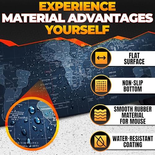 Xxl Profesyonel Ekstra Büyük Kaymaz Mouse Pad, 89,9 cm x 39,9 cm