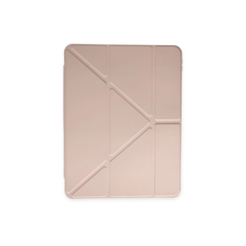 Apple İpad Pro 11 (2024) Kılıf Kalemlikli Mars Tablet Kılıfı - Rose Gold