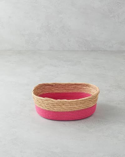 Kağıt İp Sepet Pembe