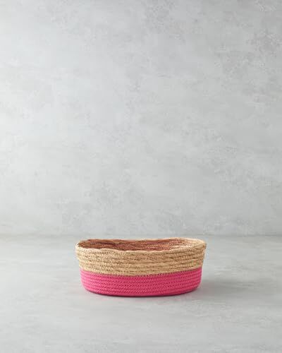 Kağıt İp Sepet Pembe