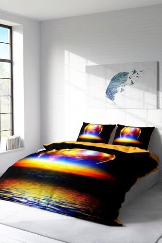 Color World 3D çift kişilik nevresim takımı, monohome5002
