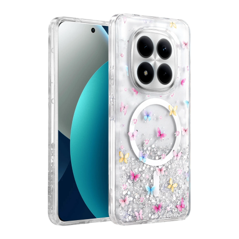 Onegif Xiaomi Redmi Note 15 Pro 4g Misk Simli Magsafe Kapak - Desen 4