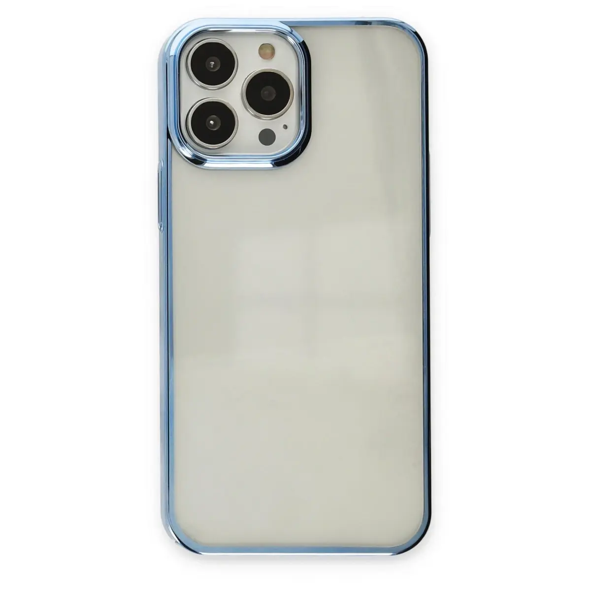 Apple iPhone 14 Pro Max Kılıf Element Silikon - Sky Blue