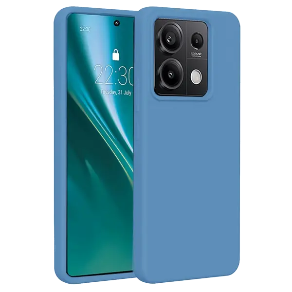 Xiaomi Redmi Note 13 Pro 5G Kılıf First Silikon - Mavi