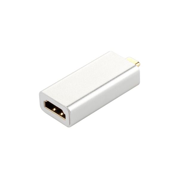 USB-C HDMI Dönüştürücü | 4K 60Hz Görüntü Aktarımı | MacBook Pro Air, iPad Pro Uyumlu Type-C HDMI Adaptör Gümüş