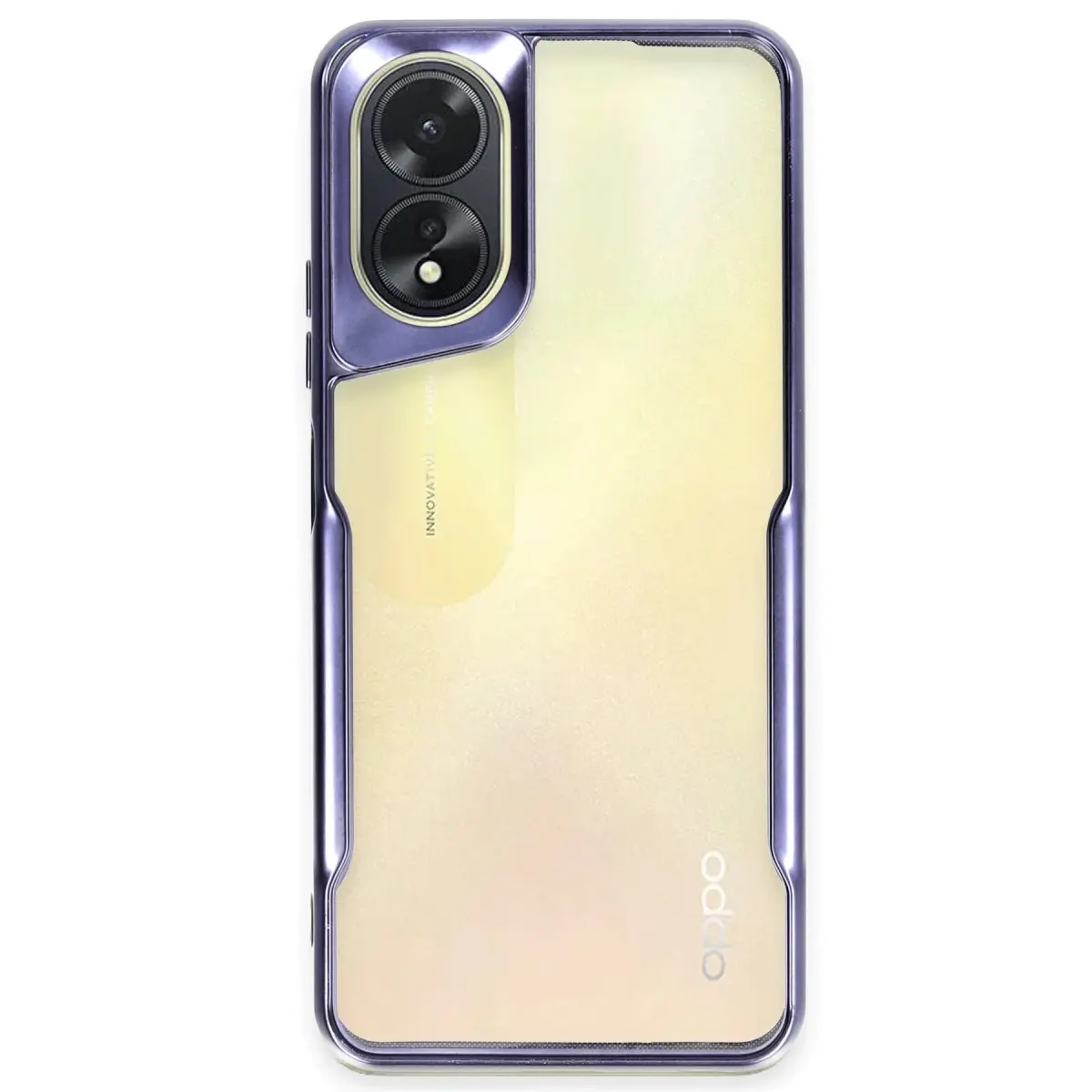Oppo A38 Kılıf Boyi Silikon Kapak - Lacivert