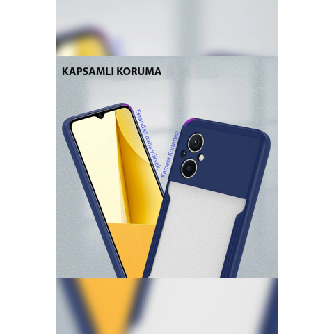 Xiaomi Poco M5 Kılıf Platin Silikon - Sarı