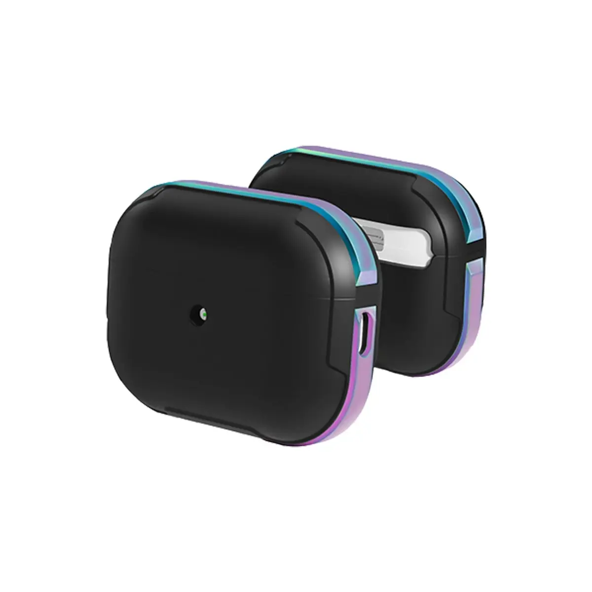 Movenchy Apple Airpods 3 (3.nesil) MO-A8 Armor Kılıf - Rainbow
