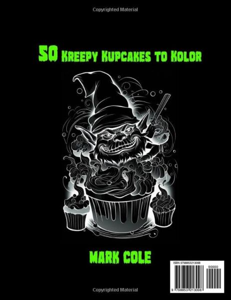 50+ Kreepy Kupcakes To Kolor: 50 Plus Designs
