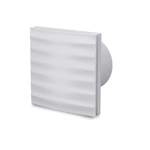 Süper Sessiz 12 W Kapaklı Düz Banyo WC Aspiratör Fanı 100 mm Duvar Tipi