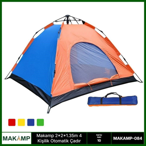 2.2*2.5*1.65m 6 Kişilik Otomatik Çadır