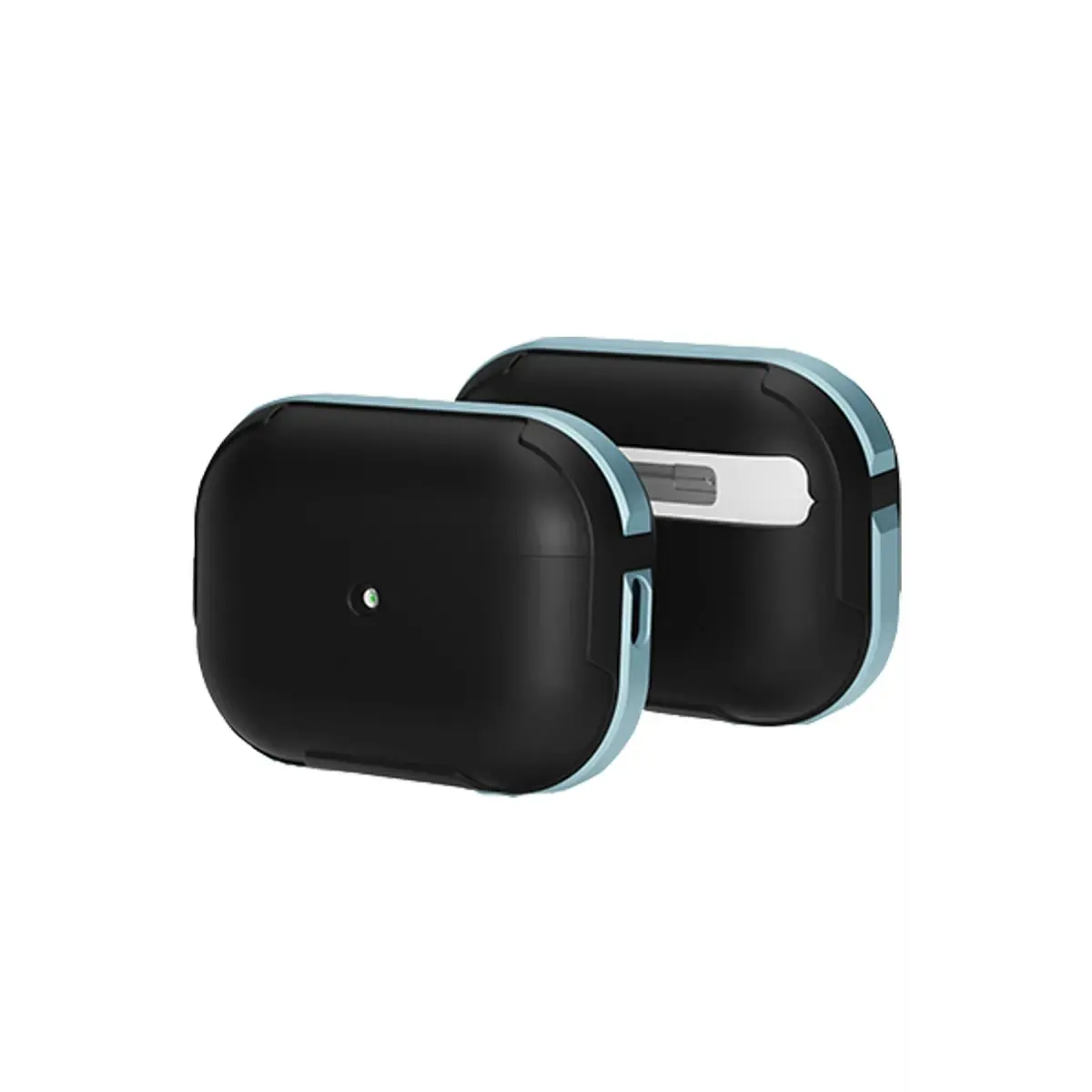 Movenchy Apple Airpods 3 (3.nesil) MO-A8 Armor Kılıf - Sierra Blue
