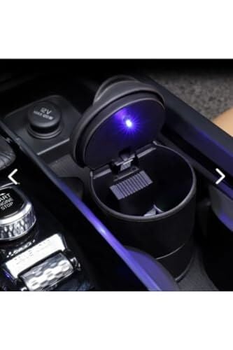 Toyota Hilux 2020-2021-2022-2023-2024-2025 Mavi Işıklı Kapaklı Küllük-Bardaklık-Kumbara