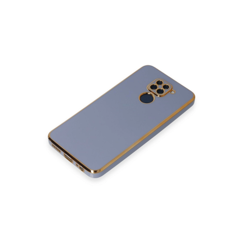 Xiaomi Redmi Note 9 Kılıf Volet Silikon - Mavi