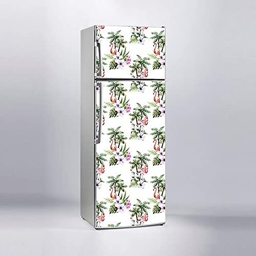 Buzdolabı Sticker Kaplama Etiketi, Flamingo