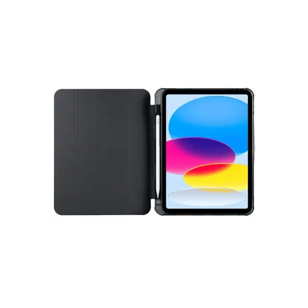 Apple iPad 2025 10.9 10.Nesil (A16) Kılıf Kalemlikli Mars Tablet Kılıfı - Siyah