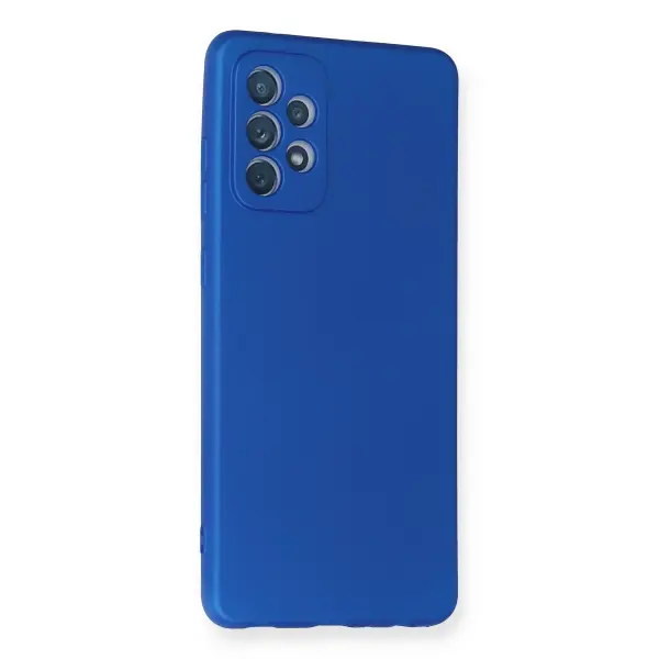 Samsung Galaxy A72 Kılıf First Silikon - Mavi