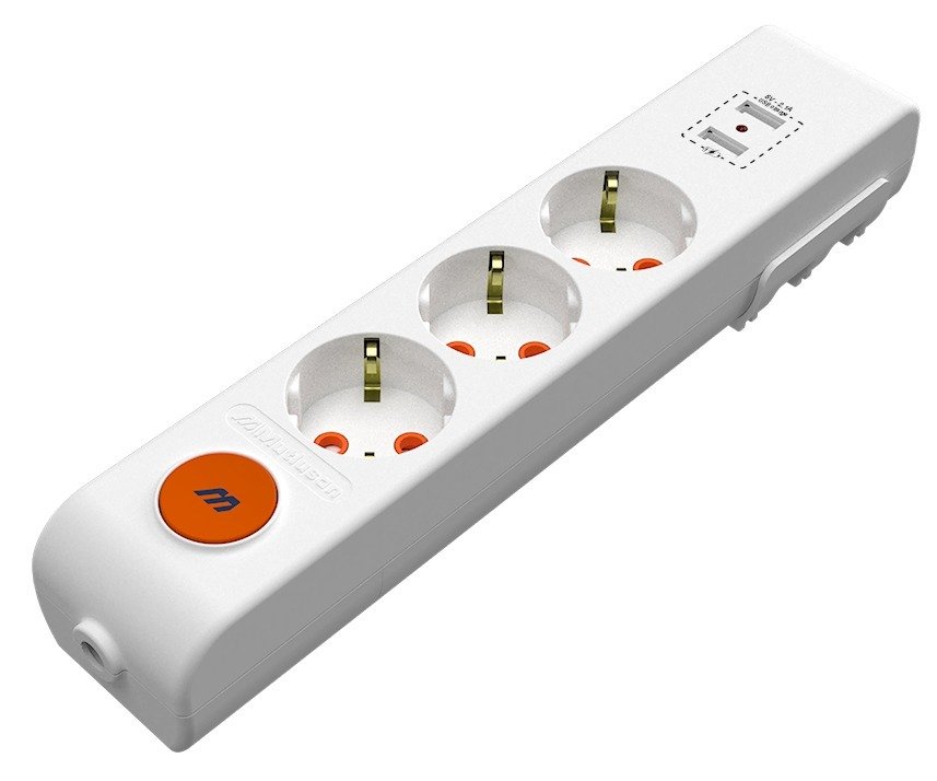 Mutlusan Rı-Tech Üçlü Usb Anaht. Topraklı Priz  Ç.K. 5 Mt 001 175 350002 05 00
