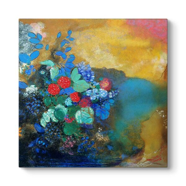 Odilon Redon Ophelia among the Flowers Tablosu 90 x 90