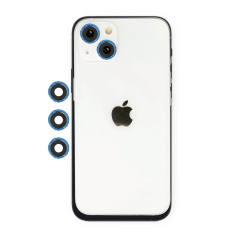 Apple İphone 14 Shine Kamera Lens - Mavi