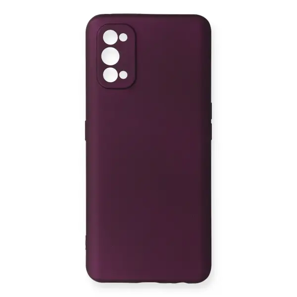 Realme 7 Pro Kılıf First Silikon - Mürdüm