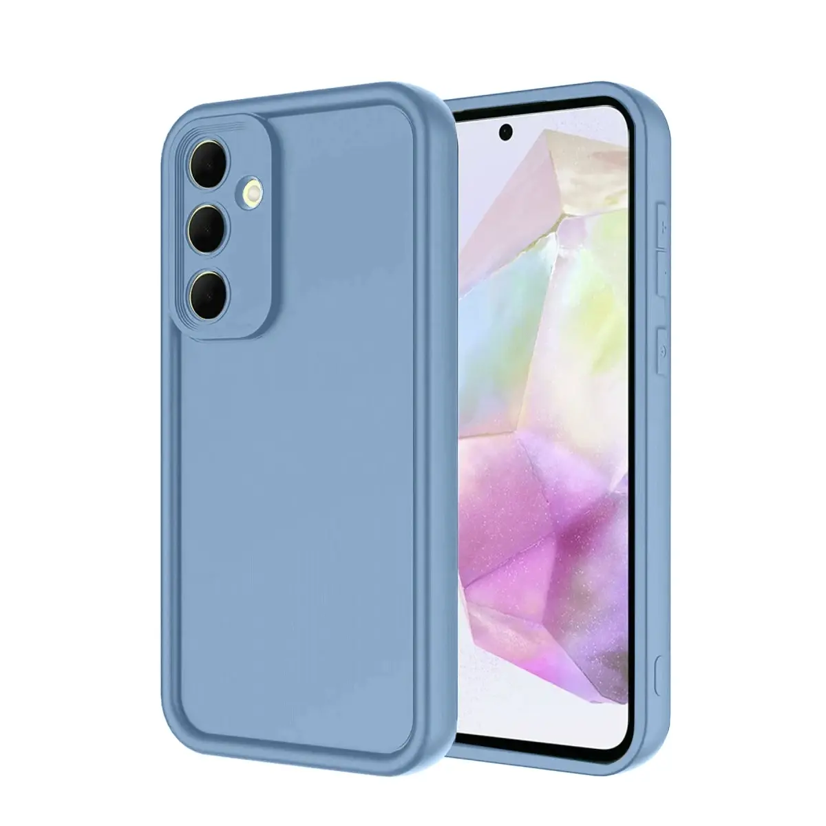 Samsung Galaxy A17 5G Viera Silikon - Mavi