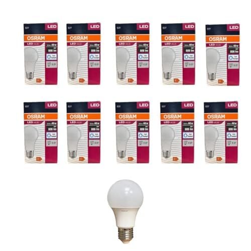 Ampul, 8.5 W Led 6500K Beyaz E27-10 Adet